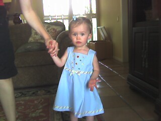 New blue dress
